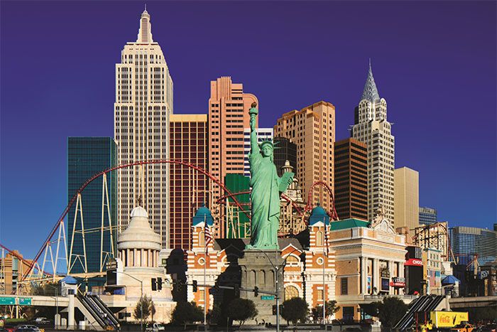 New York New York Las Vegas Hotel Casino main exterior